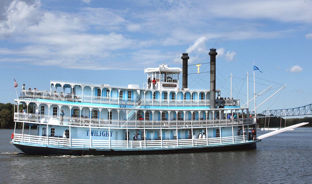 Tour the Riverboat Twilight Mississippi River Cruises On The 