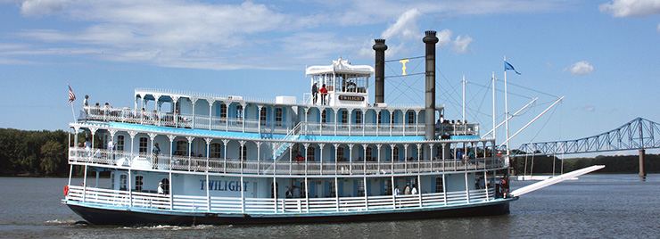 2 Day Mississippi River Cruise - Mississippi River Cruises on the Riverboat  Twilight